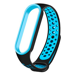 Ремешок Xiaomi Mi Band 7, Nike, Black-Blue, Черный