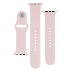 Ремінець Apple Watch 38 / Watch 40, Silicone WatchBand, Pink Sand, Рожевий