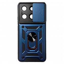 Чохол (накладка) Motorola Moto G14, Armor Magnet CamShield, Dark Blue, Синій