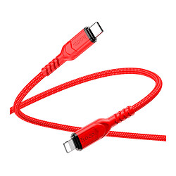 USB кабель Hoco X59 Victory Apple iPhone 15 Plus / iPhone 15 Pro Max / iPhone 15 / iPhone 15 Pro / iPhone SE 2022 / iPhone 14 Pro Max / iPhone 14 Plus / iPhone 14 Pro / iPhone 14 / iPhone 13 Pro / iPhone 13 Mini / iPhone 13, Lightning, 1.0 м., Красный