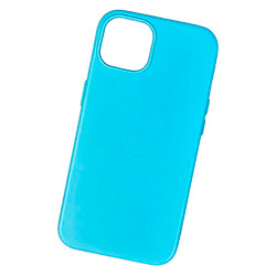 Чехол (накладка) Apple iPhone 11 Pro Max, Leather Case Color, MagSafe, Sky Blue, Голубой