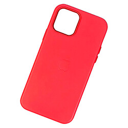 Чохол (накладка) Apple iPhone 11, Leather Case Color, MagSafe, Червоний