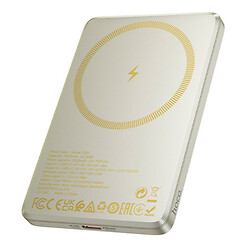 Портативная батарея (Power Bank) Hoco Q26 Joy, 5000 mAh, Бежевый