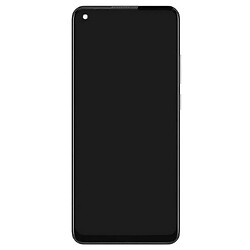 Дисплей (екран) OPPO A78 / Reno 8T, З сенсорним склом, З рамкою, OLED, Чорний