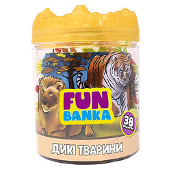 Игровой набор "Fun Banka. Дикие животные", 38 предметов, Fun Banka