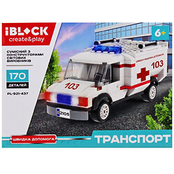 Конструктор "Транспорт: Скорая помощь", 170 дет., Iblock