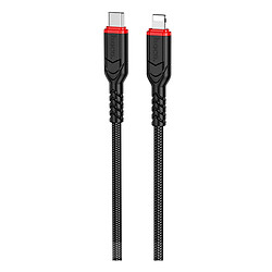 USB кабель Hoco X59 Victory Apple iPhone 15 Plus / iPhone 15 Pro Max / iPhone 15 / iPhone 15 Pro / iPhone SE 2022 / iPhone 14 Pro Max / iPhone 14 Plus / iPhone 14 Pro / iPhone 14 / iPhone 13 Pro / iPhone 13 Mini / iPhone 13, Lightning, 2.0 м., Черный