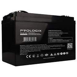 Акумулятор Prologix PL12-100, Чорний