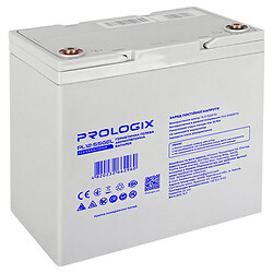 Акумулятор Prologix PL12-55GEL, Білий