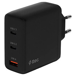 СЗУ Ttec SmartCharger Trio GAN, Type-C, Черный