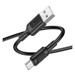 USB кабель Borofone BX111 Feliz, Type-C, 1.0 м., Черный