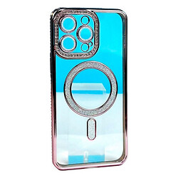 Чехол (накладка) Apple iPhone 14, Diamond Bling Case, MagSafe, Розовый