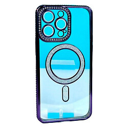 Чохол (накладка) Samsung S918 Galaxy S23 Ultra, Diamond Bling Case, MagSafe, Фіолетовий