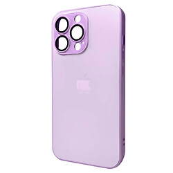 Чехол (накладка) Apple iPhone 14 Plus, AG-Glass Matt Frame Color Logo, Light Purple, Фиолетовый