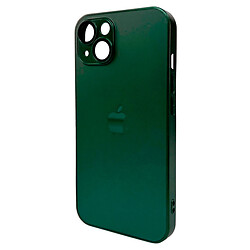 Чехол (накладка) Apple iPhone 14 Plus, AG-Glass Matt Frame Color Logo, Cangling Green, Зеленый