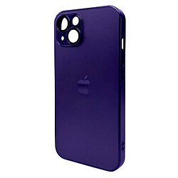 Чохол (накладка) Apple iPhone 14 Plus, AG-Glass Matt Frame Color Logo, Deep Purple, Фіолетовий