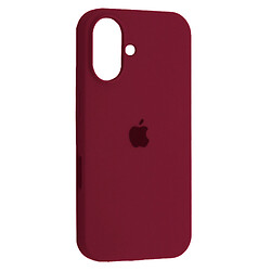 Чохол (накладка) Apple iPhone 16, Original Soft Case, Marsala, Бордовий