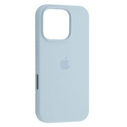 Чехол (накладка) Apple iPhone 16 Pro, Original Soft Case, Light Blue, Голубой