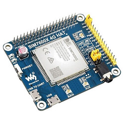 SIM7600G-H 4G/GPS шилд для Raspberry Pi с поддержкой LTE Cat-4 4G/3G/2G, GNSS