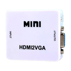 Конвертер HDMI - VGA, Белый