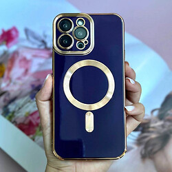 Чохол (накладка) Apple iPhone 11, Golden Line Separate Camera, MagSafe, Чорний - № 4