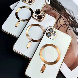 Чохол (накладка) Apple iPhone 11, Golden Line Separate Camera, MagSafe, Чорний - № 6