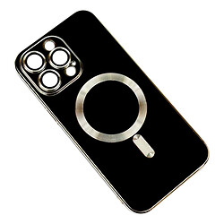 Чехол (накладка) Apple iPhone 12, Golden Line Separate Camera, MagSafe, Черный