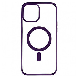 Чехол (накладка) Apple iPhone 15 Plus, Cristal Case Guard, MagSafe, Dark Purple, Фиолетовый