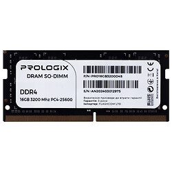 Модуль пам'яті Prologix PRO16GB3200D4SX, 16 Гб.