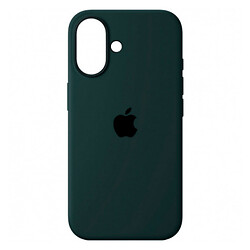 Чохол (накладка) Apple iPhone 16, Original Soft Case, Dark Green, Зелений