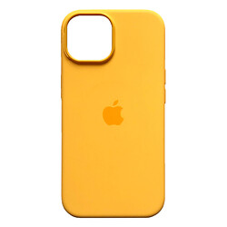 Чохол (накладка) Apple iPhone 15 Pro Max, Silicone Classic Case, Sunshine, MagSafe, Жовтий