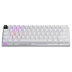 Клавиатура Logitech G PRO X 60 TKL GX Optical Tactile, Белый