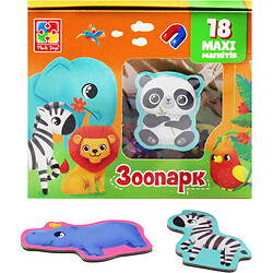 Магниты "Мой маленький мир: Зоопарк", укр, Vladi Toys