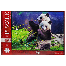 Пазл "Funny pandas", 380 элементов, Dankotoys