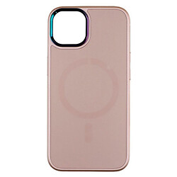 Чехол (накладка) Apple iPhone 14, AG-Glass Sapphire, MagSafe, Pink Sand, Розовый