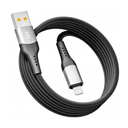 USB кабель Ridea RC-US42 UltraStrong Apple iPhone SE 2022 / iPhone 14 Pro Max / iPhone 14 Plus / iPhone 14 Pro / iPhone 14 / iPhone 13 Pro / iPhone 13 Mini / iPhone 13 / iPhone 13 Pro Max / iPhone 12 Mini / iPhone 12 Pro Max, Lightning, 2.0 м., Черный