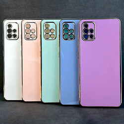 Чохол (накладка) Xiaomi Poco M6 Pro / Redmi Note 13 Pro, Golden Line Separate Camera, Фіолетовий - № 7