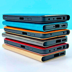 Чехол (книжка) Xiaomi Redmi Note 9 Pro / Redmi Note 9 Pro Max / Redmi Note 9S, Mustang Matte Black, Бирюзовый - № 3
