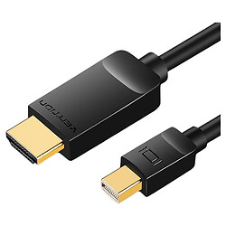 Кабель Vention HAHBG, Mini DisplayPort, HDMI, 1.5 м., Чорний