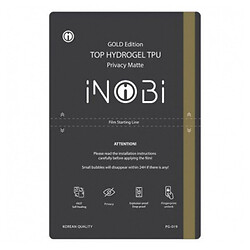 Гідрогелева плівка iNobi Gold Edition Privacy Matte PG-0019