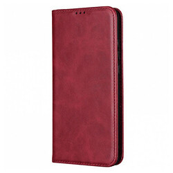 Чехол (книжка) Motorola Moto G04 / Moto G04s / XT2421-13 Moto E14 / XT2423 Moto G24, Leather Case Fold, Dark Red, Красный