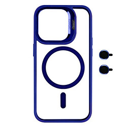 Чехол (накладка) Apple iPhone 13, Metal Stand Camera Lenses, MagSafe, Dark Blue, Синий