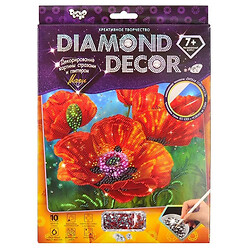 Набір для творчості "Diamond Decor: Маки", Dankotoys