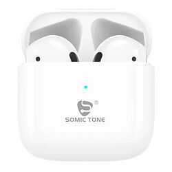 Bluetooth-гарнитура Somic Tone S4 SmartPods, Стерео, Белый