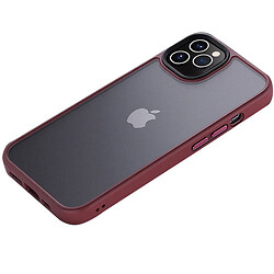 Чехол (накладка) Apple iPhone 12 / iPhone 12 Pro, Epik Metal Buttons, Бордовый