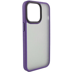 Чехол (накладка) Apple iPhone 12 / iPhone 12 Pro, Epik Metal Buttons, Dark Purple, Фиолетовый