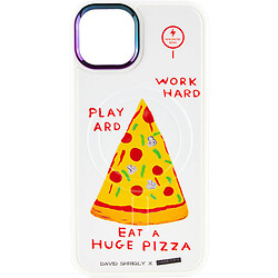 Чехол (накладка) Apple iPhone 13, Epik Funny pictures, MagSafe, Pizza, Рисунок