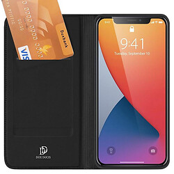 Чохол (книжка) Apple iPhone 14, Dux Ducis Business card holder, Чорний - № 6