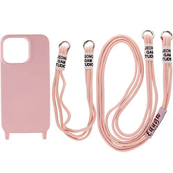 Чохол (накладка) Apple iPhone 13 Pro Max, Epik Two straps, Pink Sand, Рожевий