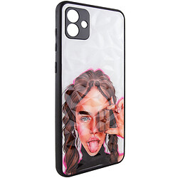 Чохол (накладка) Samsung A045 Galaxy A04, Epik Prisma Ladies, Chocolate, Малюнок